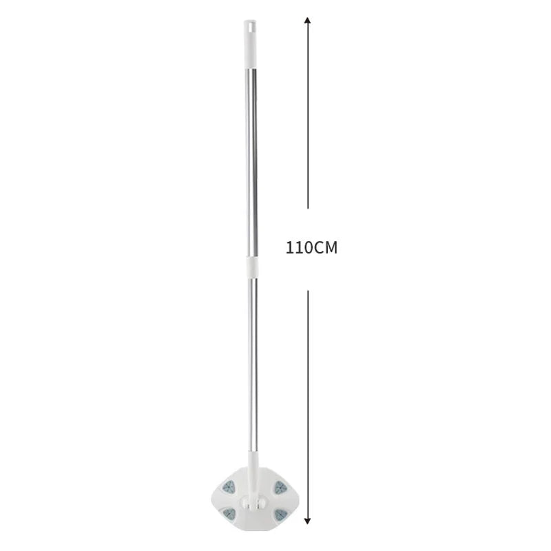 Full-length adjustable mop with 110cm stainless steel handle