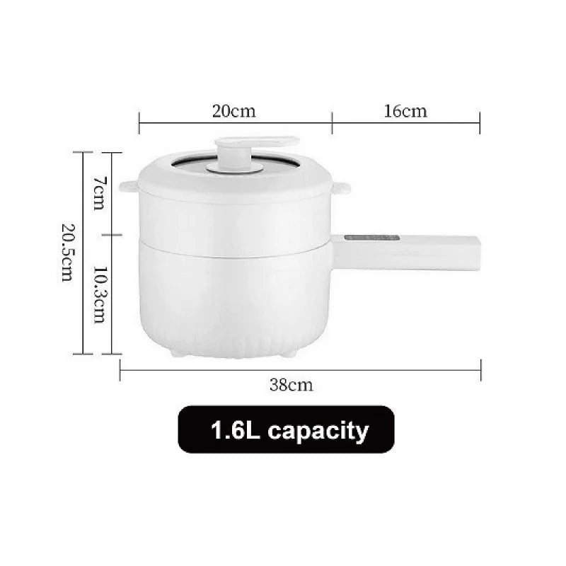 1.6L multifunctional electric cooker with size dimensions