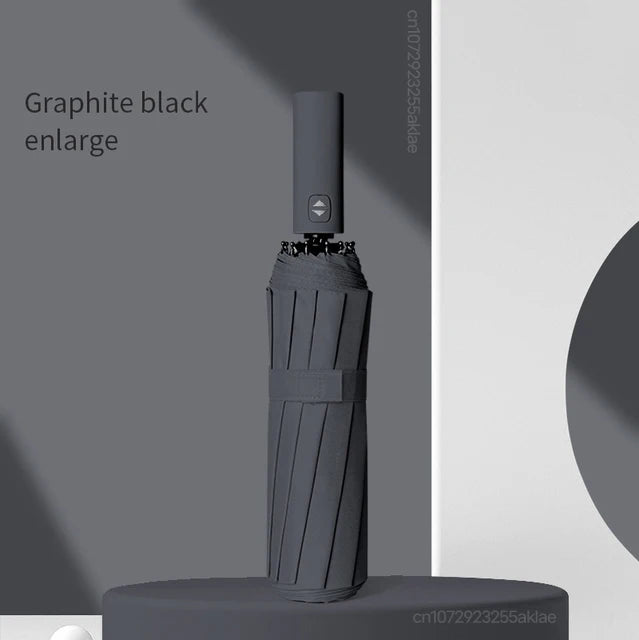 Xiaomi Mijia automatic umbrella in graphite black with strong wind-resistant frame