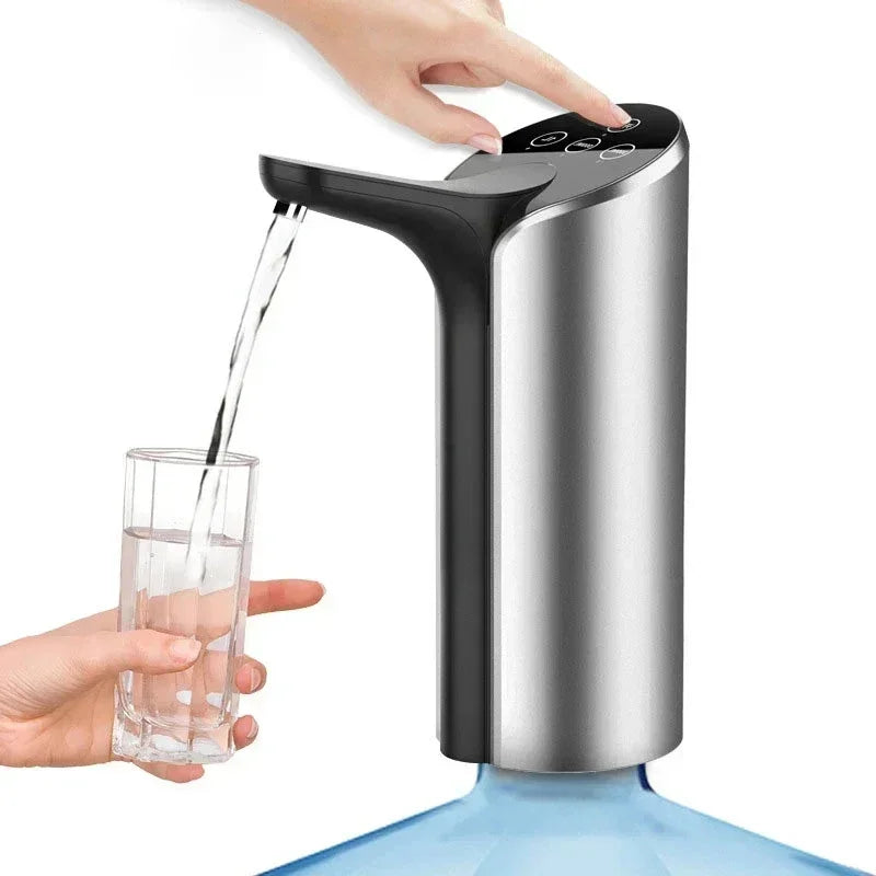 User dispensing water with one-touch Xiaomi smart water dispenser