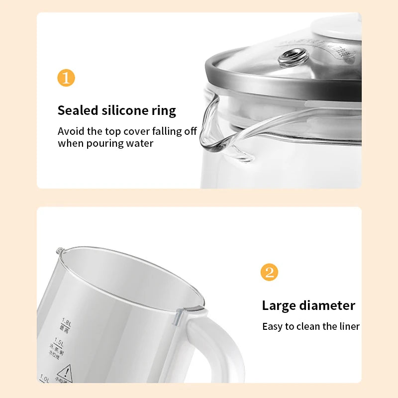 New 2024 220V CHIGO Health 1.8L pot automatic multifunctional tea maker household electric heating kettle CHIGO - SmartBlip