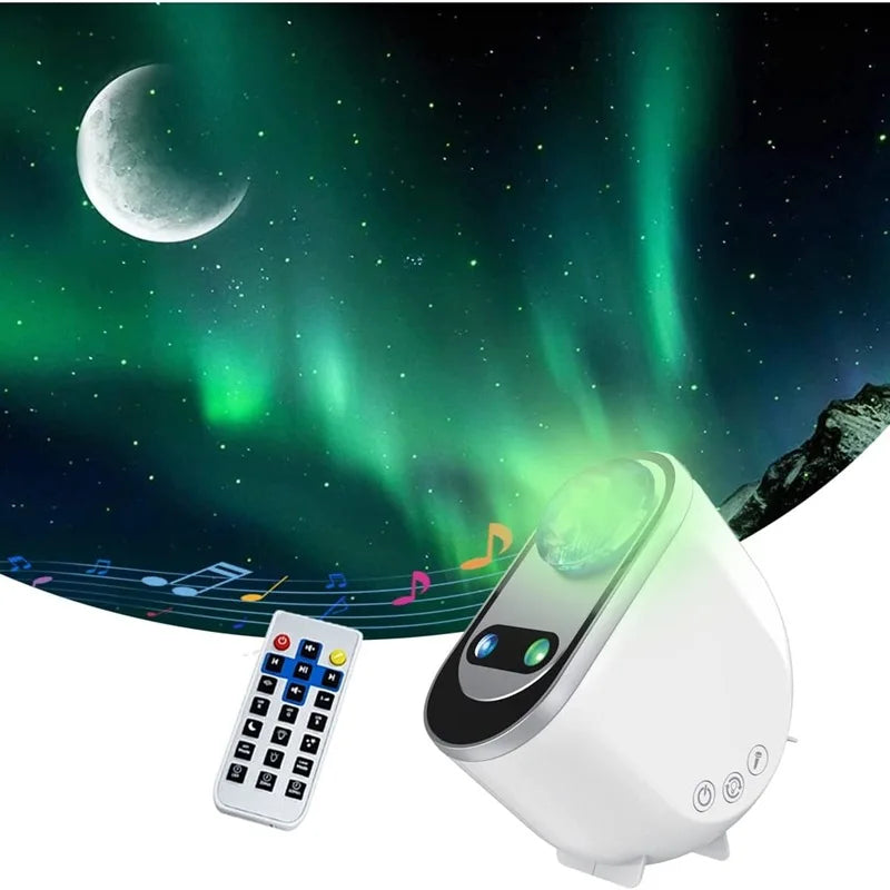 Aurora Borealis Starlight Projectors LED Galaxy Star Atmosphere Galaxy Night Light Home Bedroom Sky Moon Lamp Room Decor Gift - SmartBlip