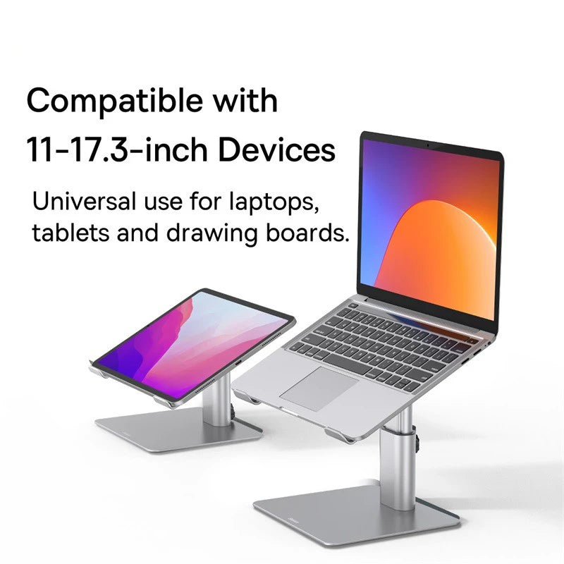 Baseus Laptop Stand for Macbook Air Pro Foldable Aluminum Vertical Notebook Stand Scalable Adjustable Support Tablet Kickstand - SmartBlip