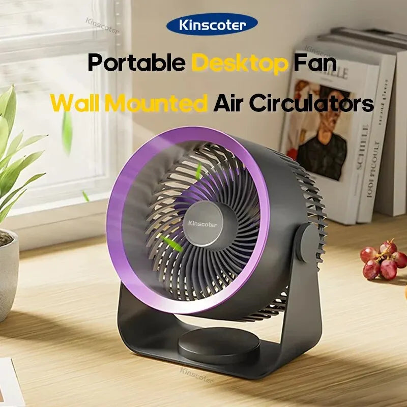 KINSCOTER Multifunctional Electric Fan Circulator Wireless Portable Home Quiet Ventilator Desktop Wall Ceiling Fan Air Cooler - SmartBlip