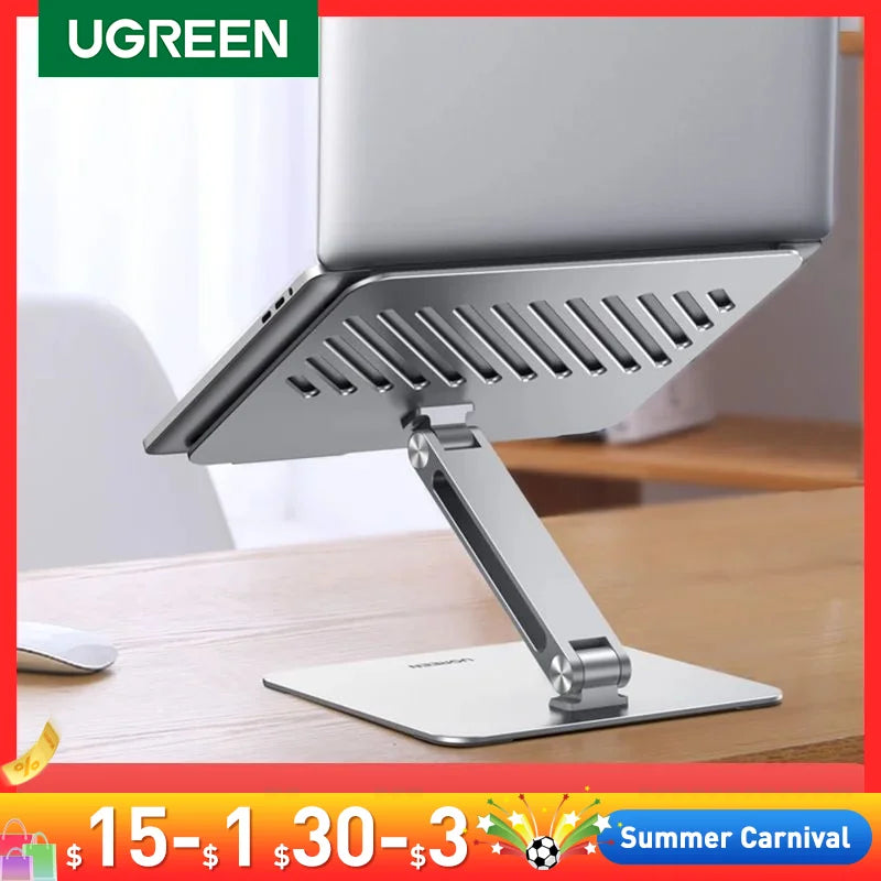 UGREEN Laptop Stand Holder For PC Macbook Air Pro Foldable Vertical Notebook Stand Laptop Support Macbook Pro Tablet Stand - SmartBlip