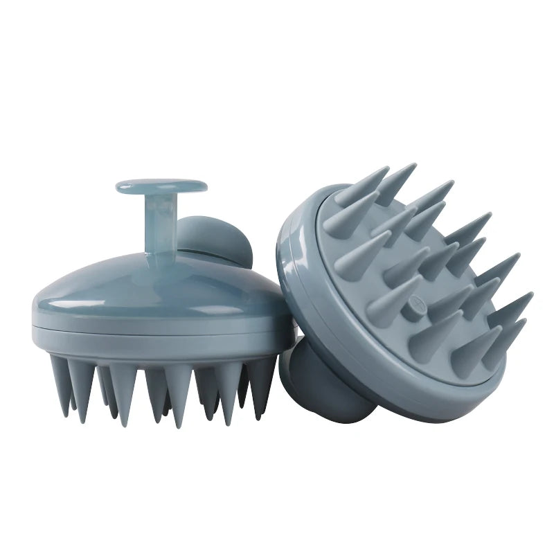 Built With Dispenser Shampoo Brush Massage Comb Hair Scrubber Head Scalp Massage Silicone Scalp Massager Brush - SmartBlip