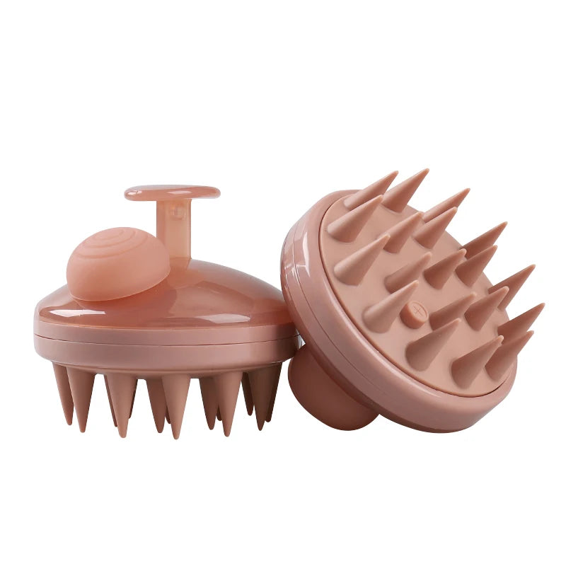 Built With Dispenser Shampoo Brush Massage Comb Hair Scrubber Head Scalp Massage Silicone Scalp Massager Brush - SmartBlip