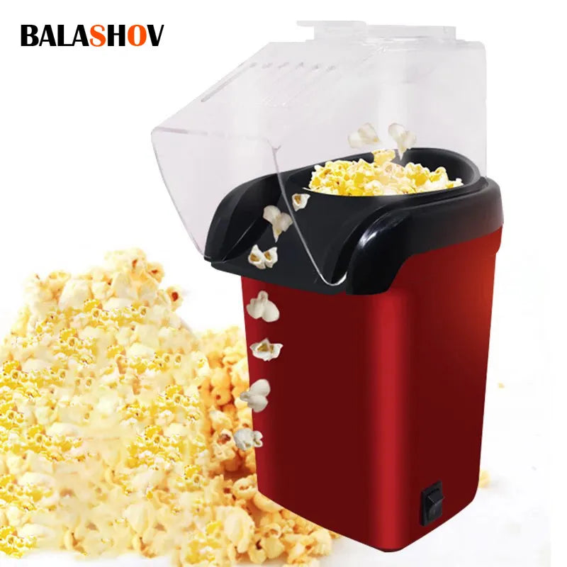 Popcorn Makers 1200W Fully Automatic Household Mini Efficient Electric Hot Air Corn Machine Corn Popper For Home Kitchen Tools - SmartBlip