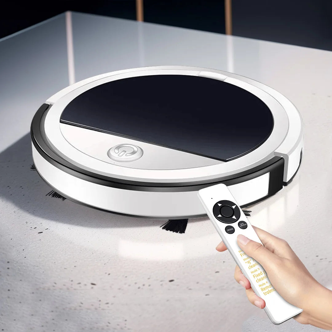 Low noise high suction smart sweeping robot vacuum cleaner with remote control automatic cleaning USB charging - SmartBlip